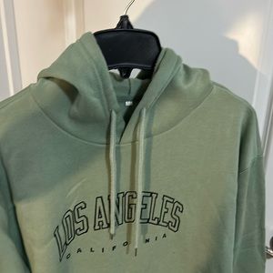 green Los Angeles vintage hoodie size medium super comfy